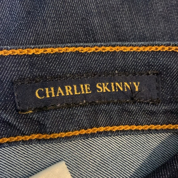 Lucky Brand Charlie Skinny Dark Wash Blue Jeans Women’s 0/25 - Picture 12 of 16